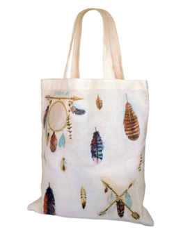 Набор для творчества Умняшка, Декупаж по ткани, эко сумка, ловец снов (Д-006/1) - Pampik - 2