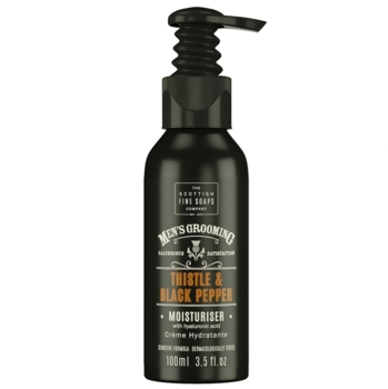 Увлажняющий крем для лица Scottish Fine Soaps Men`s Grooming Thistle & Black Pepper, 100 мл (5016365018326) - Pampik