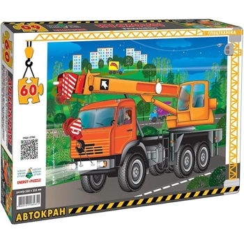 Пазл Київська фабрика іграшок Автокран 60 элементов - Pampik