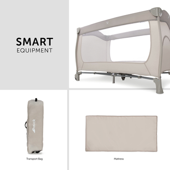 Дитячий манеж Hauck Sleep N Play Go Plus Multicolor black, чорний (60070-2) - Pampik - 3