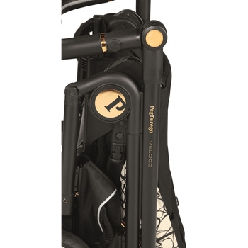Коляска Peg-Perego Veloce Grafic Gold, 3 в 1, золота з чорним (PACK-VEL31SL50RO01) - Pampik - 19