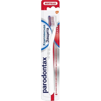 Зубна щітка Parodontax Комплексний Захист, м'яка, білий - Pampik