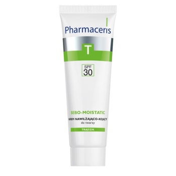 Интенсивный увлажняющий крем Pharmaceris T Sebo-Moistatic SPF 30 Угревая кожа, 50 мл (E1426) - Pampik