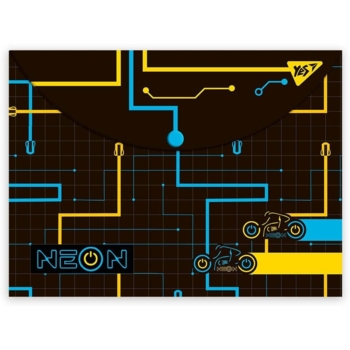 Папка-конверт Yes Ultrex, A4, з кнопкою (492019) - Pampik