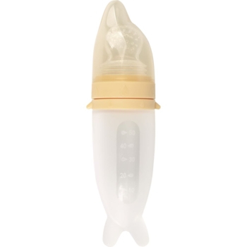 Фрут Фидер Baby Team силиконовый 2в1, бежевый - Pampik