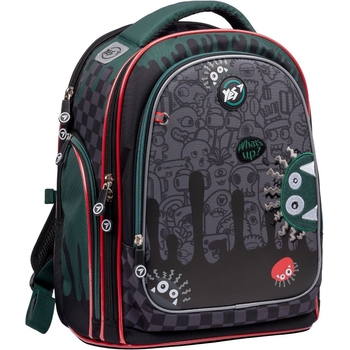 Рюкзак Yes S-84 Monsters, черный с зеленым (552611) - Pampik - 2