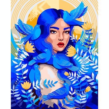 Картина за номерами Santi Вільна Українка, 40х50 см (954448) - Pampik