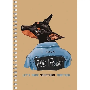 Блокнот для записів Школярик Student А6 без лініювання спіраль 60 л. в асортименті (A6-SC-060-6027) - Pampik