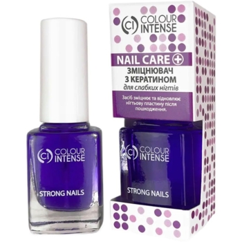 Укрепитель для ногтей Colour Intense Nail Care Strong Nails с кератином 11 мл - Pampik