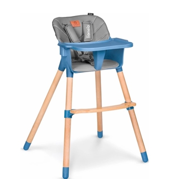 Стілець для годування Lionelo Koen blue sky, блакитний (LO-KOEN BLUE SKY) - Pampik - 2