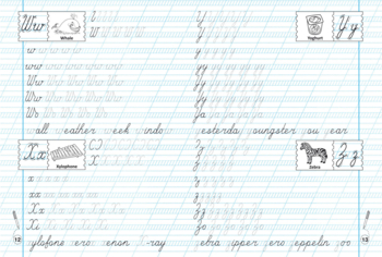 Прописи-тренажер Англійська мова. Рукописний шрифт (F00026181) - Pampik - 3