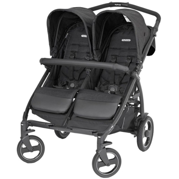 Коляска Peg-Perego Book for Two Quarz чорна (IP05280000GL93) - Pampik