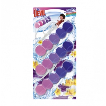 Туалетные шарики Dr.Devil Цветочный Закат, 3 шт. по 35 г - Pampik