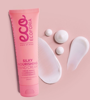 Крем для рук Ecoforia Skin Harmony Silky Nourishing, поживний 75 мл - Pampik - 3