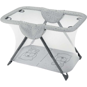 Манеж CAM Brevettato, з ведмедиком, сірий - Pampik