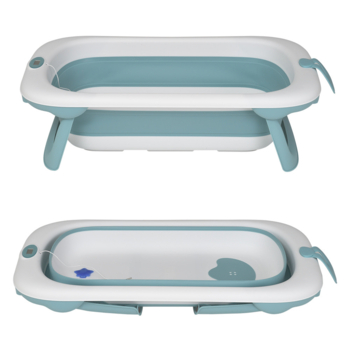 Ванночка El Camino ME 1106 T-control з термометром і зливом, 87 см, блакитна (26041) - Pampik - 6