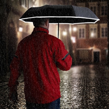 Зонт автоматический Schwarzwolf Crux, черный (F0107500AJ3) - Pampik - 5