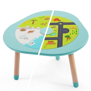 Детский игровой многофункциональный столик Stokke MuTable, голубой (581702) - Pampik - 2