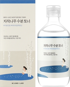 Тонер для обличчя Round Lab Birch Juice Moisturizing Toner зволожуючий з березовим соком 300 мл - Pampik - 2
