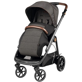Коляска Peg-Perego Veloce 500, 2 в 1, вишукано-коричнева зі смужкою (PACK-VEL2100000003) - Pampik
