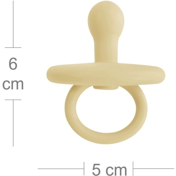 Пустушка ортодонтична MinikOiOi Binkee Month Mellow Yellow (101150056) - Pampik - 2