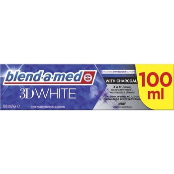 Зубная паста Blend-a-med 3D White Древесный уголь 100 мл - Pampik - 3