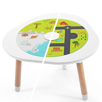 Детский игровой многофункциональный столик Stokke MuTable, белый (581703) - Pampik - 3