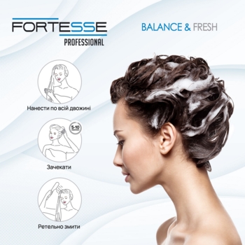 Маска Fortesse Professional Balance & Fresh, для всіх типів волосся, з дозатором, 1000 мл - Pampik - 4