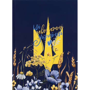 Книга записная Axent UA Украинцы A5 в клеточку 96 листов (8455-1-A) - Pampik