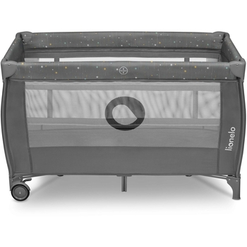 Манеж-ліжечко Lionelo Stefi Plus Grey Multicolor, сірий (LO-STEFI PLUS GREY MULTICOLOR) - Pampik - 2