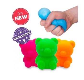 Іграшка-антистрес OneForFun Сквіш Неонові ведмедики з ароматом, 1 шт., в асортименті (38585) - Pampik - 3