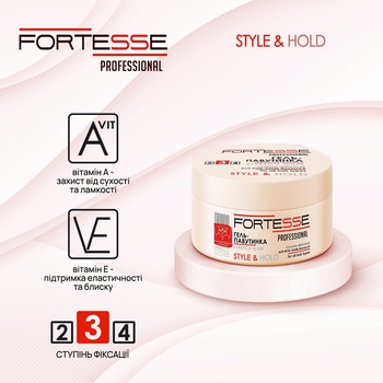 Гель-паутинка для волос Fortesse Professional Style&Hold сильная фиксация, 75 мл - Pampik - 2
