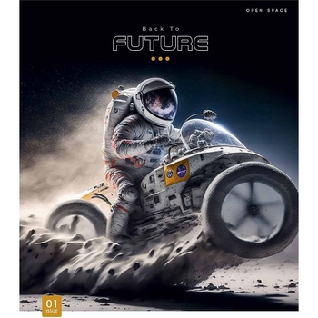 Зошит загальний Школярик Open space, в клітинку, 48 аркушів, УФ-лак, 10 шт. (048-3259K) - Pampik