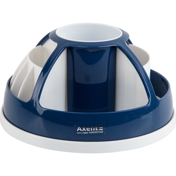 Підставка-органайзер для канцелярських приладів Axent Duoton 11 відділень 17x17x12 см синя 2204-47-A - Pampik