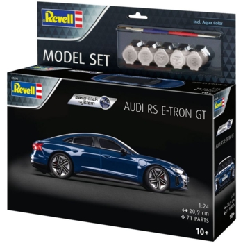 Збірна модель Revell Автомобіль Audi e-tron GT, рівень 2, масштаб 1:24, 71 деталь (RVL-67698) - Pampik