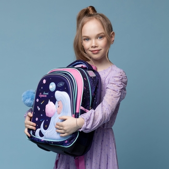 Рюкзак Yes S-82 Space Girl, фиолетовый с розовым (553919) - Pampik - 15