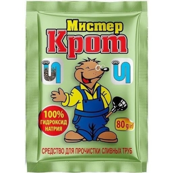 Средство для прочистки сливных труб Sama Мистер Крит, 60 г - Pampik