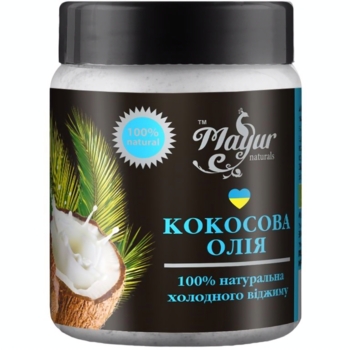 Натуральное кокосовое масло Mayur 240 мл - Pampik