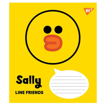 Набір зошитів Yes Line Friends, в лінію, 12 аркушів, 25 шт. (766203) - Pampik