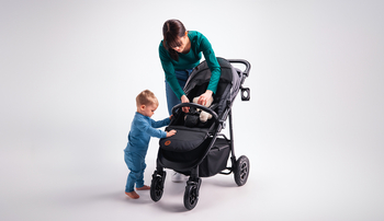 Прогулянкова коляска Lionelo Natt Grey Stone, сіро-чорна (LO-NATT GREY STONE) - Pampik - 9