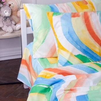 Простирадло MirSon Kids Time Бязь, 17-0577, Summer paint - Pampik - 4