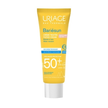 Сонцезахисний тональний крем Uriage Bariesun SPF50+, світлий, 50 мл - Pampik