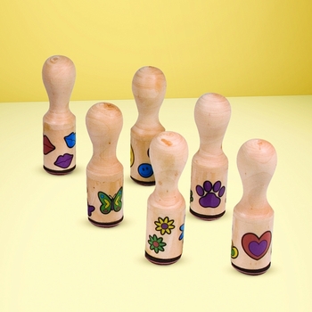 Набор штампов Melissa & Doug Смайлики 6 шт. (MD2407) - Pampik - 4