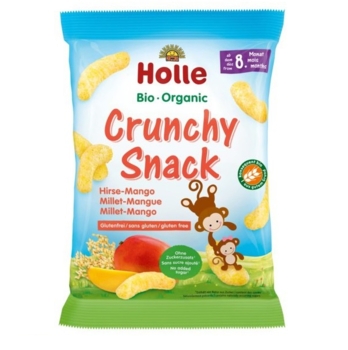 Снеки пшенные Holle Манго, органические, 25 г (32804) - Pampik