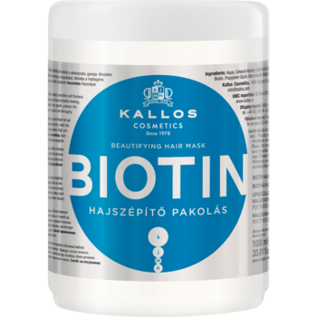Маска для роста волос Kallos Cosmetics Biotin Beautifying Mask, 1 л - Pampik