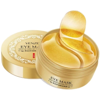Гидрогелевые патчи Venzen Gold Moisturizing Eye Mask с экстрактом золота 80 г 60 шт. - Pampik