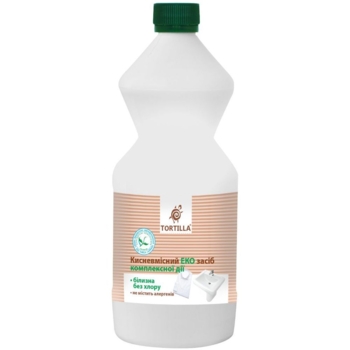 Кислородсодержащае Эко средство Tortilla комплексного действия, 850 мл - Pampik