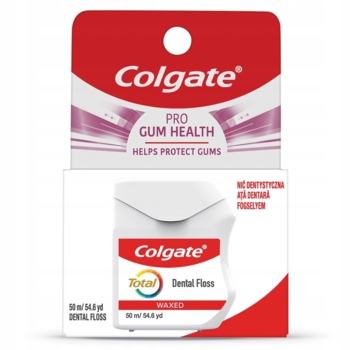 Зубна нитка Colgate Total Pro-Gum Health Здоров'я ясен, 50 м - Pampik