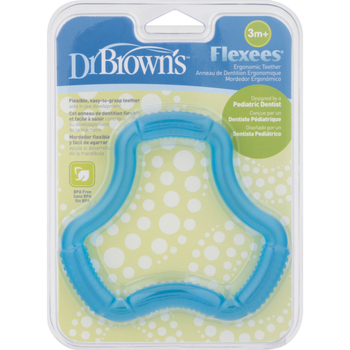 Прорізувач для зубів Dr. Brown's ергономічний, блакитний - Pampik - 2