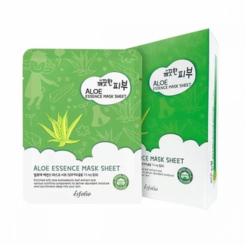 Тканинна маска для обличчя Esfolio Pure Skin, з алое вера, 25 мл - Pampik